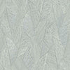 Woven Reed Stitch Peel & Stick Wallpaper Peel and Stick Wallpaper RoomMates Roll Grey 