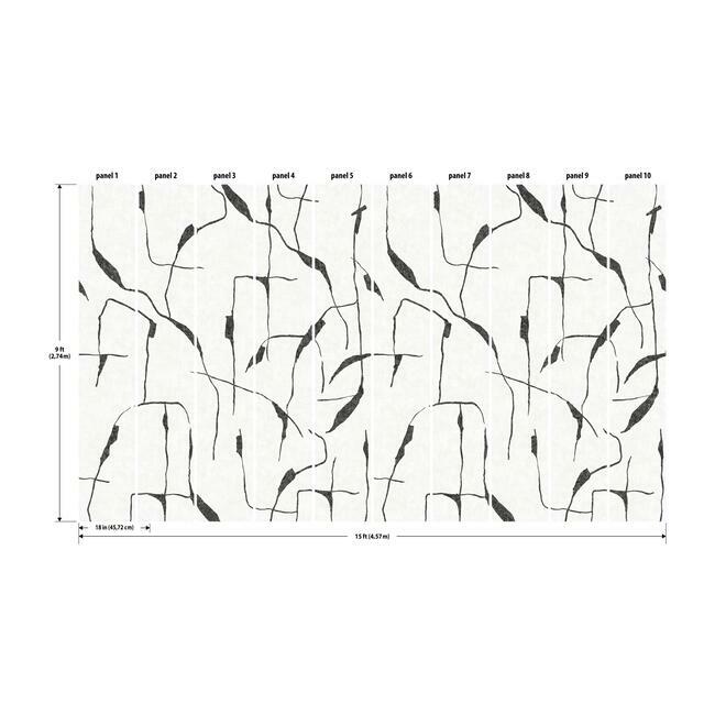 Nikki Chu Ivory Coast Peel & Stick Wall Mural Wall Mural RoomMates   