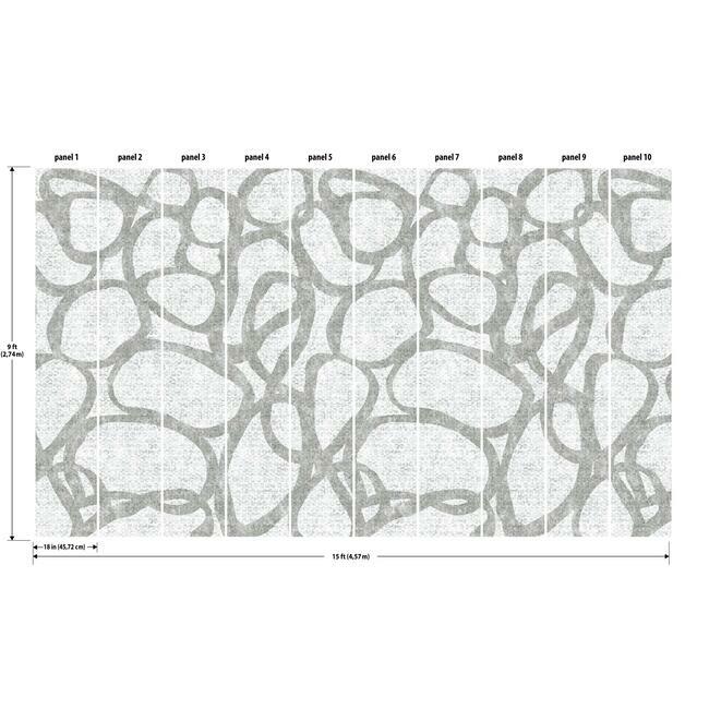 Nikki Chu Ulo Circle Peel & Stick Wall Mural Wall Mural RoomMates   