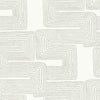 Nikki Chu Zulu Signature Peel & Stick Wallpaper Peel and Stick Wallpaper RoomMates Roll White 
