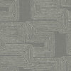 Nikki Chu Zulu Signature Peel & Stick Wallpaper Peel and Stick Wallpaper RoomMates Roll Grey 
