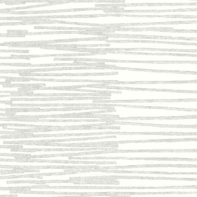 Nikki Chu Burundi Thatch Peel & Stick Wallpaper Peel and Stick Wallpaper RoomMates Roll White 