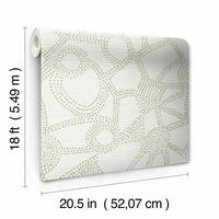 Nikki Chu Amhara Peel & Stick Wallpaper Peel and Stick Wallpaper RoomMates   