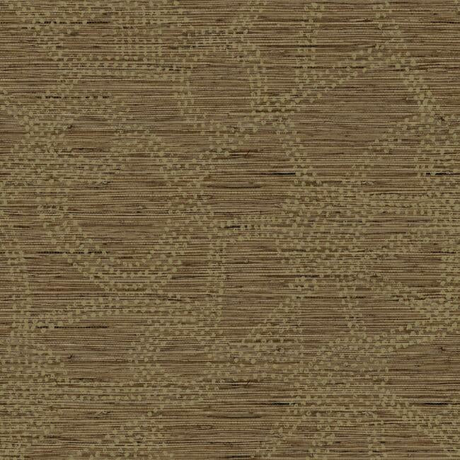 Nikki Chu Amhara Peel & Stick Wallpaper Peel and Stick Wallpaper RoomMates Roll Brown 