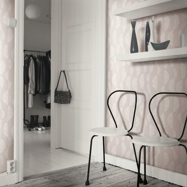 Nikki Chu Seychelles Wave Peel & Stick Wallpaper Peel and Stick Wallpaper RoomMates   