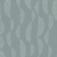 Nikki Chu Seychelles Wave Peel & Stick Wallpaper Peel and Stick Wallpaper RoomMates Roll Blue 