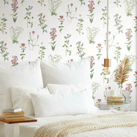 Botanical Peel and Stick Wallpaper Peel and Stick Wallpaper RoomMates   