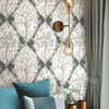 Tree and Vine Ogee Peel and Stick Wallpaper Peel and Stick Wallpaper RoomMates   