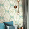 Tree and Vine Ogee Peel and Stick Wallpaper Peel and Stick Wallpaper RoomMates   