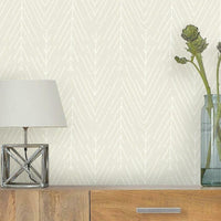 Twig Hygge Herringbone Peel and Stick Wallpaper Peel and Stick Wallpaper RoomMates   