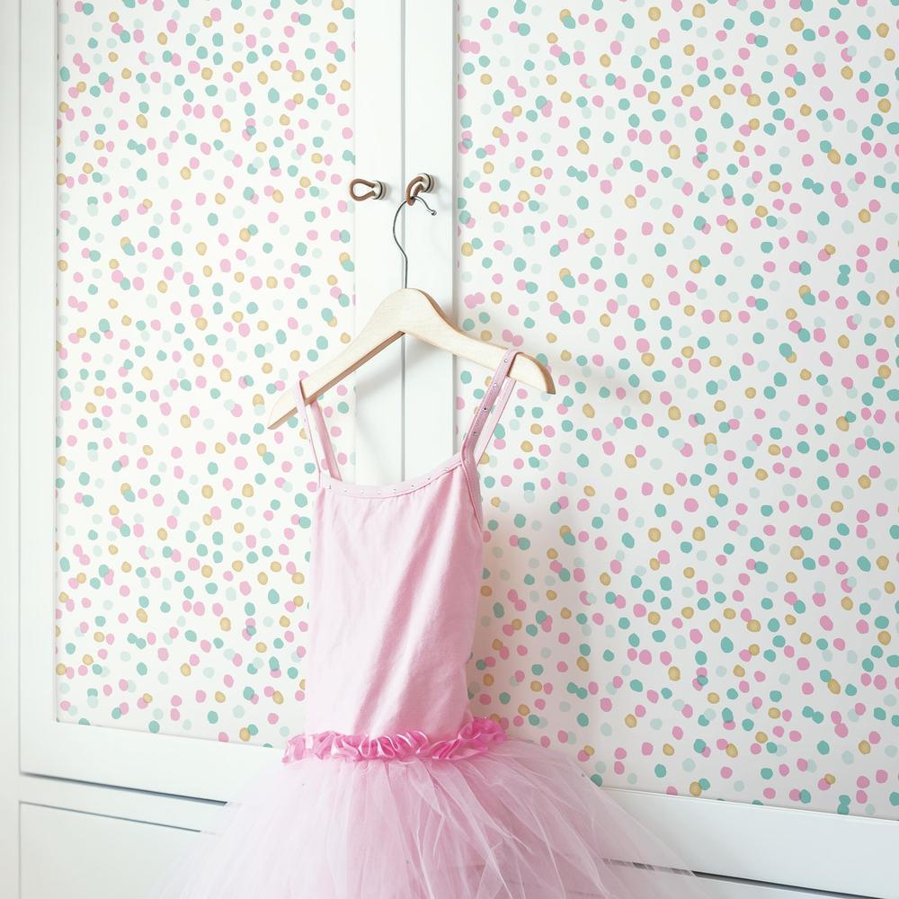Confetti Peel and Stick Wallpaper Peel and Stick Wallpaper RoomMates   
