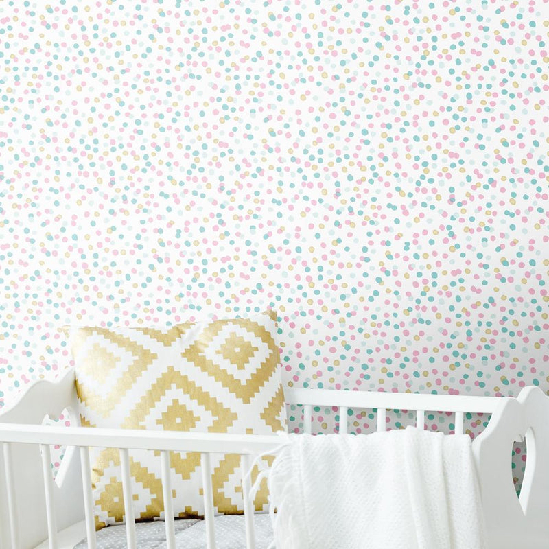 Confetti Peel and Stick Wallpaper Peel and Stick Wallpaper RoomMates   