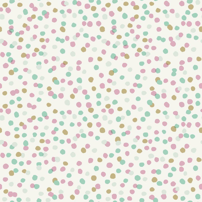 Confetti Peel and Stick Wallpaper Peel and Stick Wallpaper RoomMates Roll Multicolor 