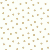 Small Gold Dot Peel and Stick Wallpaper Peel and Stick Wallpaper RoomMates Roll  