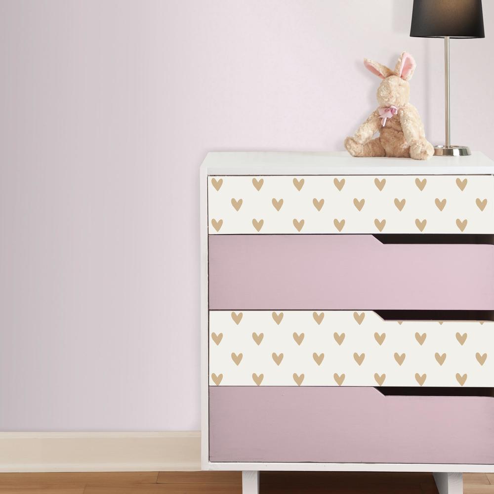 Heart Peel and Stick Wallpaper Peel and Stick Wallpaper RoomMates   