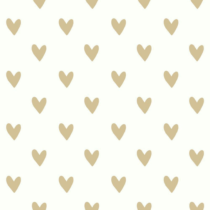 Heart Peel and Stick Wallpaper Peel and Stick Wallpaper RoomMates Roll  