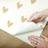 Heart Peel and Stick Wallpaper Peel and Stick Wallpaper RoomMates   