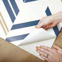 Chevron Stripe Peel and Stick Wallpaper Peel and Stick Wallpaper RoomMates   