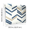 Chevron Stripe Peel and Stick Wallpaper Peel and Stick Wallpaper RoomMates   