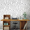 Dream Big Script Peel and Stick Wallpaper Peel and Stick Wallpaper RoomMates   