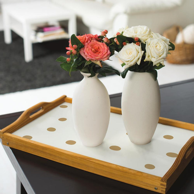 Large Gold Dot Peel and Stick Wallpaper Peel and Stick Wallpaper RoomMates   