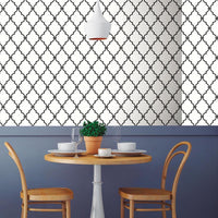 Modern Trellis Peel and Stick Wallpaper Peel and Stick Wallpaper RoomMates   