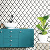 Modern Trellis Peel and Stick Wallpaper Peel and Stick Wallpaper RoomMates   