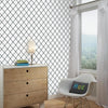 Modern Trellis Peel and Stick Wallpaper Peel and Stick Wallpaper RoomMates   