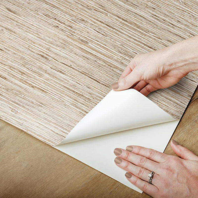 Faux Grasscloth Peel and Stick Wallpaper Peel and Stick Wallpaper RoomMates   