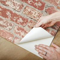 Brick Peel and Stick Wallpaper Peel and Stick Wallpaper RoomMates   