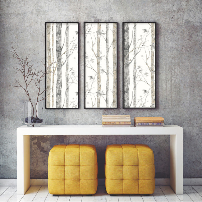 Birch Trees Peel and Stick Wallpaper Peel and Stick Wallpaper RoomMates   