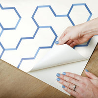 Open Geometric Peel and Stick Wallpaper Peel and Stick Wallpaper RoomMates   