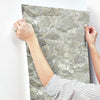 Weathered Stone Peel and Stick Wallpaper Peel and Stick Wallpaper RoomMates   