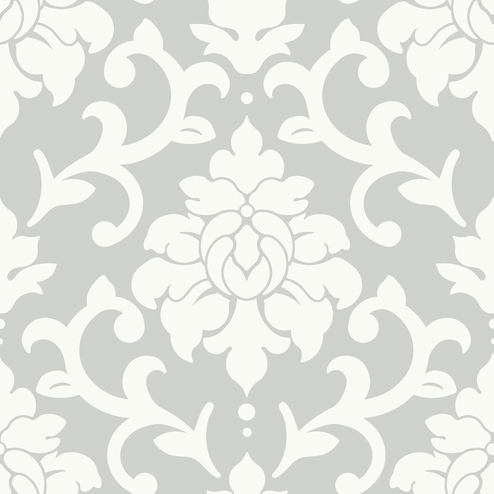 Damask Peel And Stick Wallpaper Peel and Stick Wallpaper RoomMates   