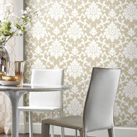 Damask Peel And Stick Wallpaper Peel and Stick Wallpaper RoomMates   