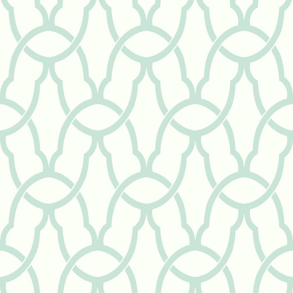 Trellis Peel and Stick Wallpaper Peel and Stick Wallpaper RoomMates Roll Blue 