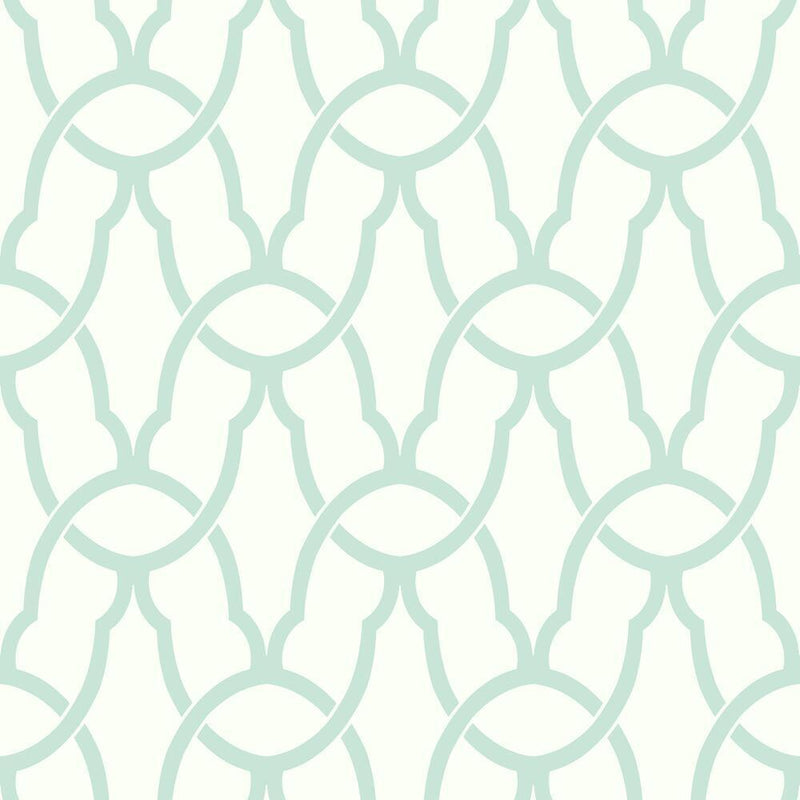 Trellis Peel and Stick Wallpaper Peel and Stick Wallpaper RoomMates Roll Blue 