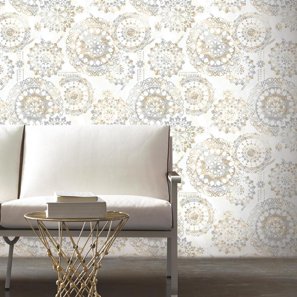 Bohemian Peel and Stick Wallpaper Peel and Stick Wallpaper RoomMates   