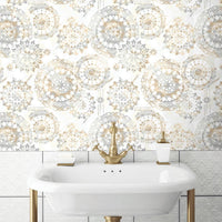 Bohemian Peel and Stick Wallpaper Peel and Stick Wallpaper RoomMates   