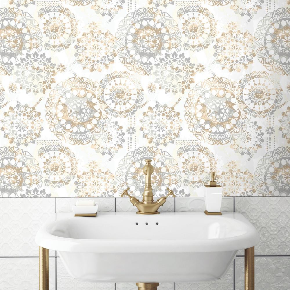 Bohemian Peel and Stick Wallpaper Peel and Stick Wallpaper RoomMates   
