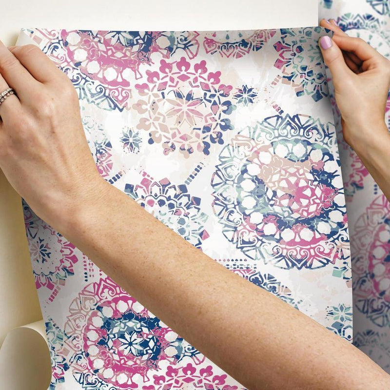 Bohemian Peel and Stick Wallpaper Peel and Stick Wallpaper RoomMates   