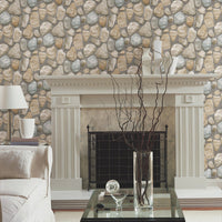 River Rock Wallpaper York Wallcoverings   