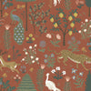 Menagerie Wallpaper Wallpaper Rifle Paper Co. Double Roll Rust 