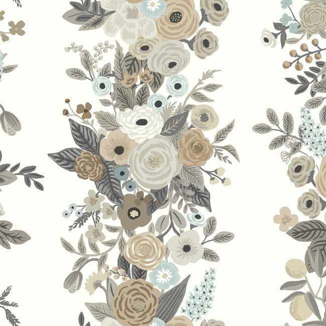Garden Party Trellis Wallpaper Wallpaper Rifle Paper Co. Double Roll Linen Multi 