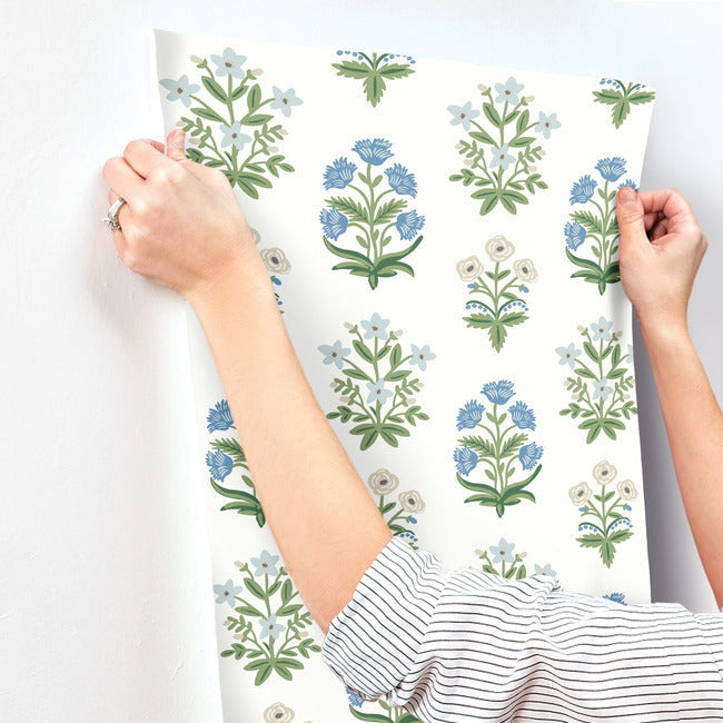 Mughal Rose Wallpaper Wallpaper Rifle Paper Co.   