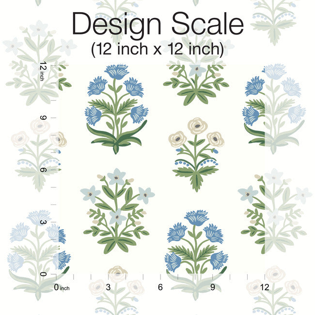 Mughal Rose Wallpaper Wallpaper Rifle Paper Co.   