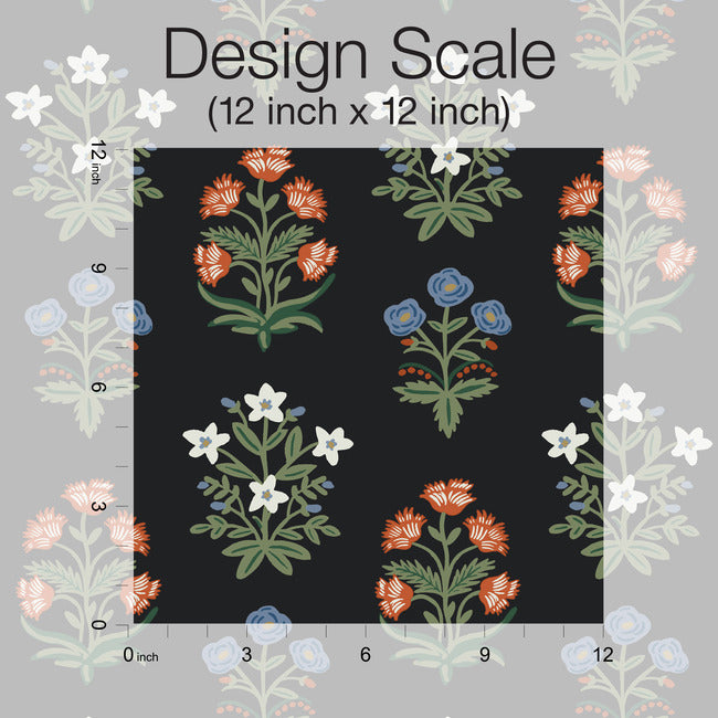 Mughal Rose Wallpaper Wallpaper Rifle Paper Co.   