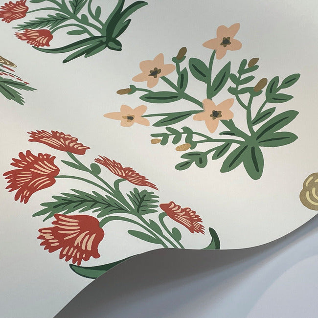 Mughal Rose Wallpaper Wallpaper Rifle Paper Co.   