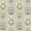 Mughal Rose Wallpaper Wallpaper Rifle Paper Co. Double Roll Linen 