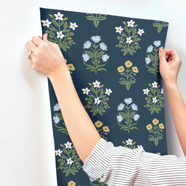 Mughal Rose Wallpaper Wallpaper Rifle Paper Co.   